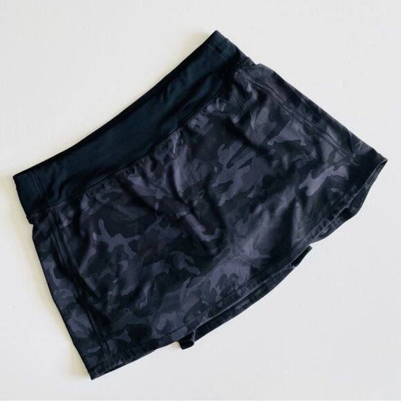 Lululemon SIZE 10 TALL Pace Rival MR midrise pleated skirt - Heritage Multi Camo - Picture 5 of 5